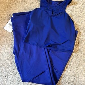 Small Royal Blue Fabletics Set